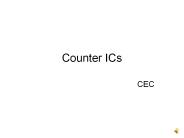 Counter ICs.