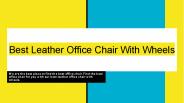 Best Leather Office Chair With Wheels (1)