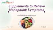 Best Supplements to Relieve Menopause Symptoms