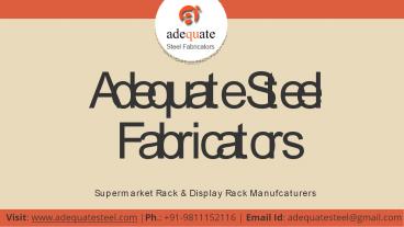 Supermarket Rack Manufacturers (1)