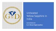 Unheated yellow sapphire in india