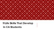 11 Life Skills That Develop  In CA Students