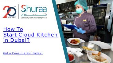 How To Start Cloud Kitchen in Dubai?