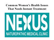 Common Women’s Health Issues That Needs Instant Treatment