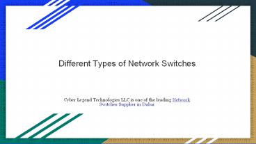 Different Types of Network Switches