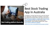 Best stock trading platform Australia