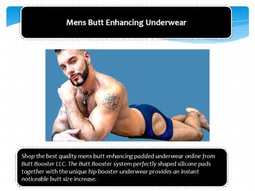 Shop Online Mens Butt Enhancing Underwear At Buttboosterllc