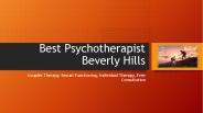 Best Psychotherapist Beverly Hills, Jack Irmas Psychotherapy