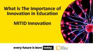 Innovation in Education - MIT ID Innovation