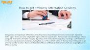 How to get Embassy Attestation Services?
