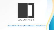 Manual Coffee Machine | Manual Espresso Coffee Machines (1)