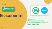 Experts in Xero Accounting & Online Accounting Services