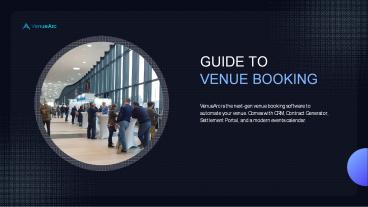 Guide To Venue Booking