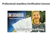 Professional Jewellery Certification Courses