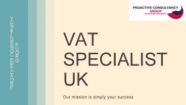 VAT Specialist UK