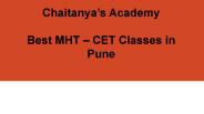 Best MHT–CET Classes in Pune - Chaitanya's Academy