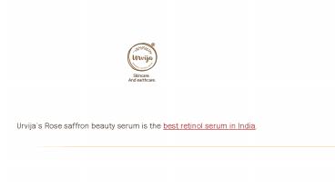 Best Retinol serum In India