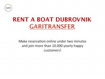 Rent a boat dubrovnik | Boat rental dubrovnik | Boat dubrovnik