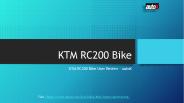 KTM RC 200 User Review | RC 200 Review