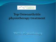 Top Osteoarthritis physiotherapy treatment