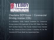 Charlotte DOT Exam | Commercial Driving License (CDL)