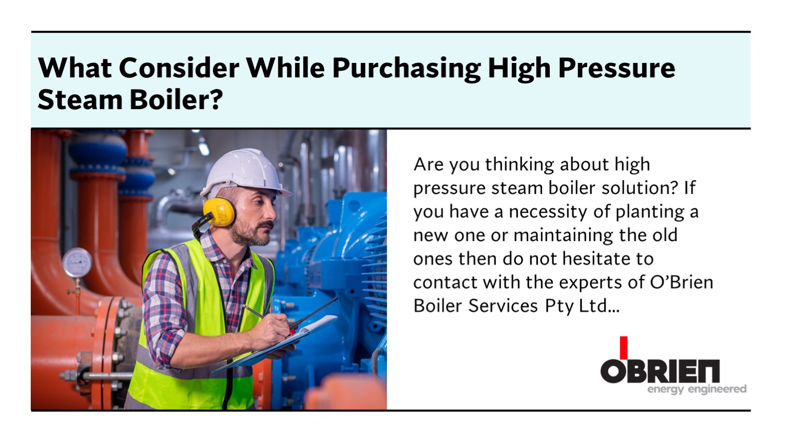 What Consider While Purchasing High-Pressure Steam Boiler?