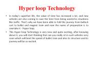 Hyperloop Technology - Capacious Technologies