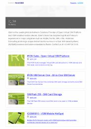 IQsim : Global Mobile Network Solutions Provider of VSIM