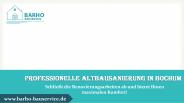 Professionelle Altbausanierung in Bochum