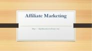 Affiliate Marketing