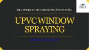 UPVC Window Spraying by Midland UPVC Coatings Ltd