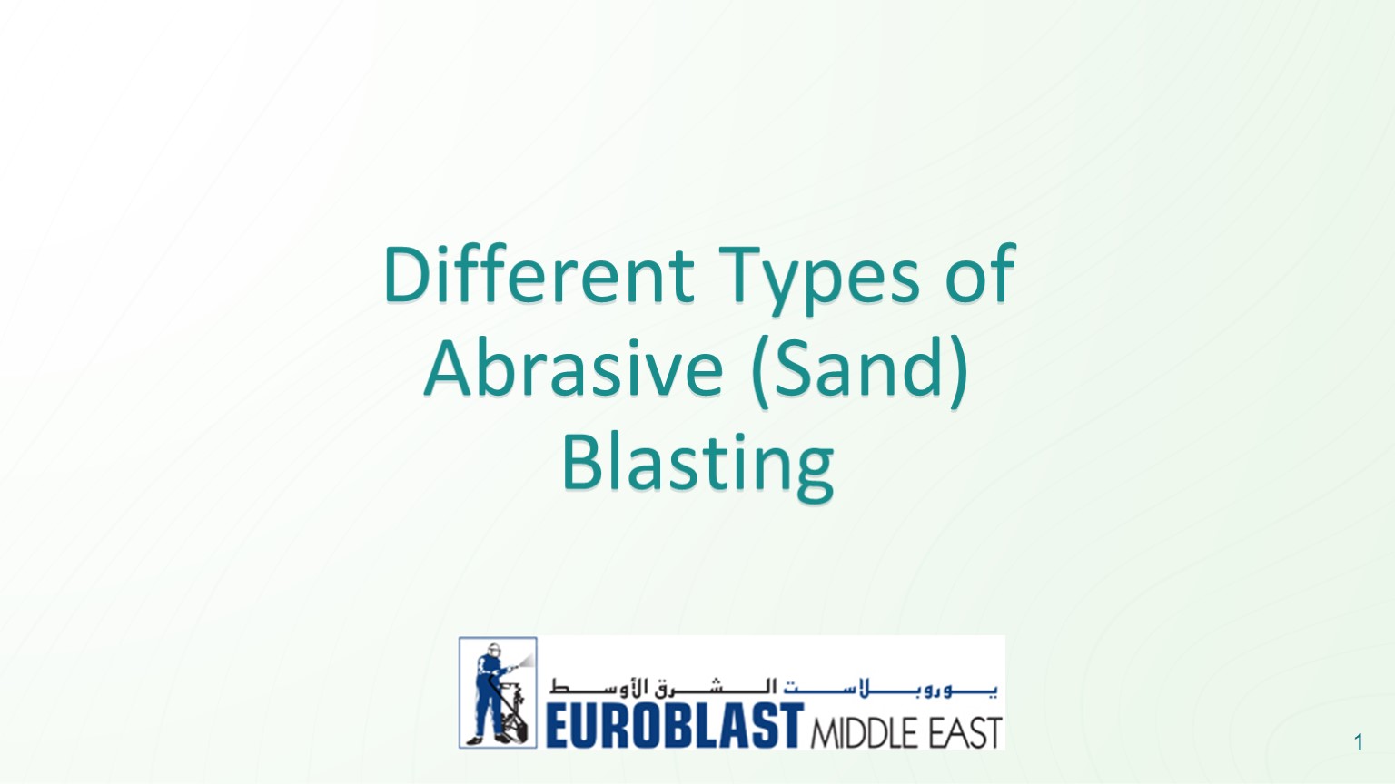 PPT Different Types of Abrasive (Sand) Blasting PowerPoint