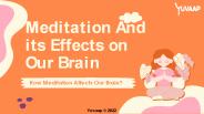How Meditation Affects Our Brain?