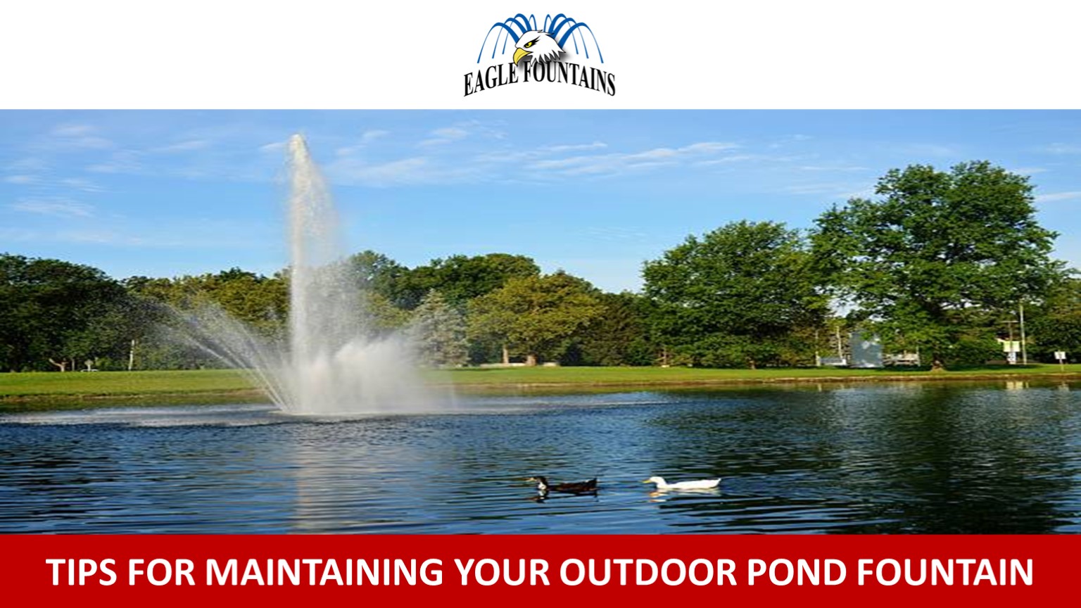 Tips for Maintaining Your Outdoor Pond Fountain