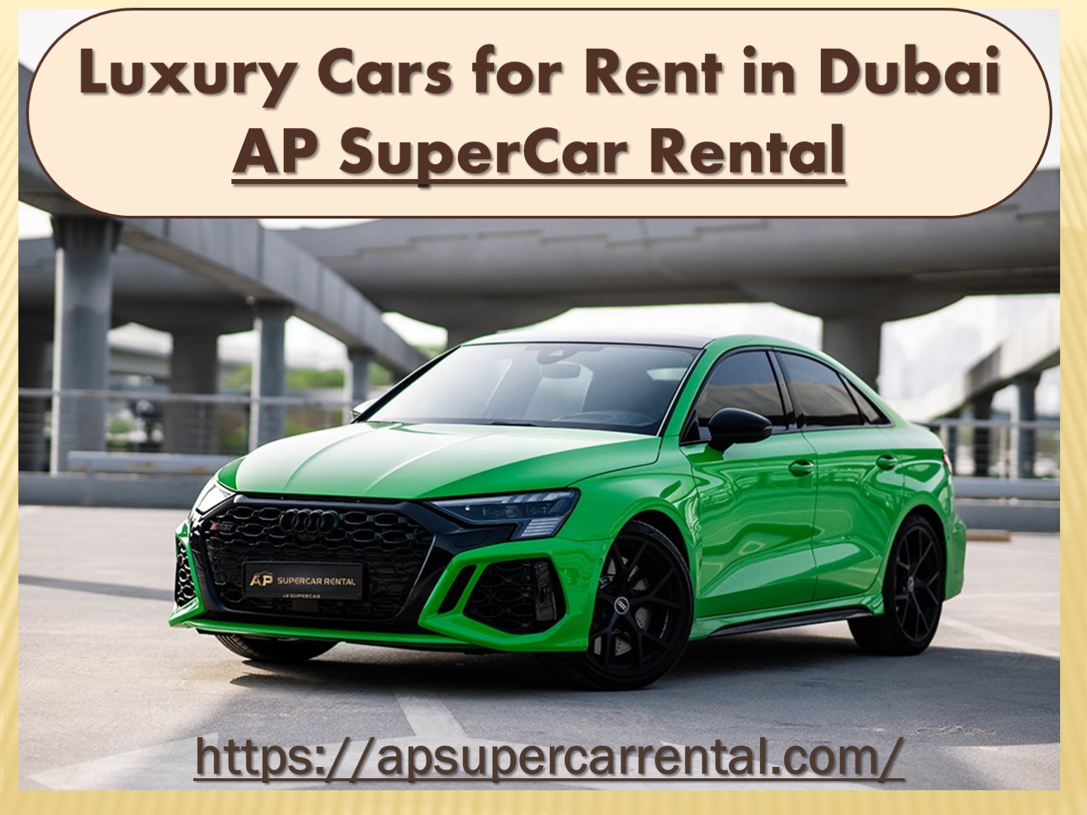 PPT Luxury Super Car Rental Dubai Ap SuperCar Rental Dubai