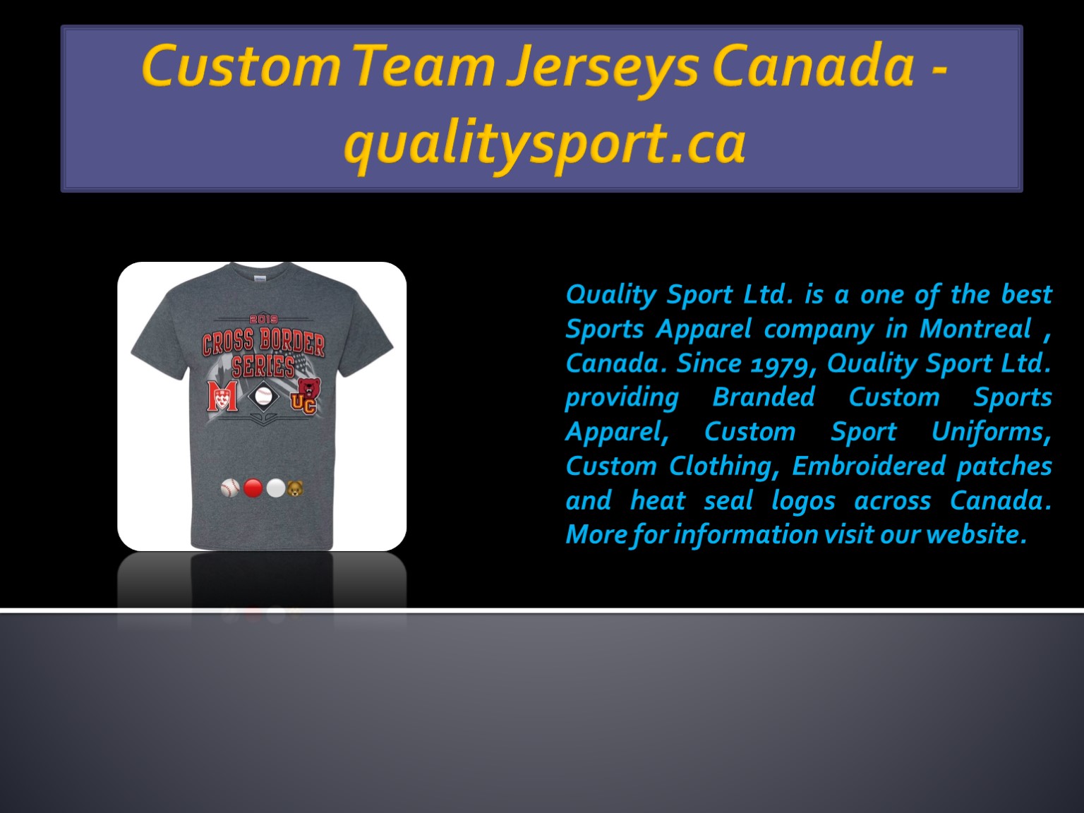 Custom Team Jerseys Canada - qualitysport.ca