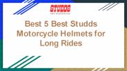 Best 5 long rides Helmets