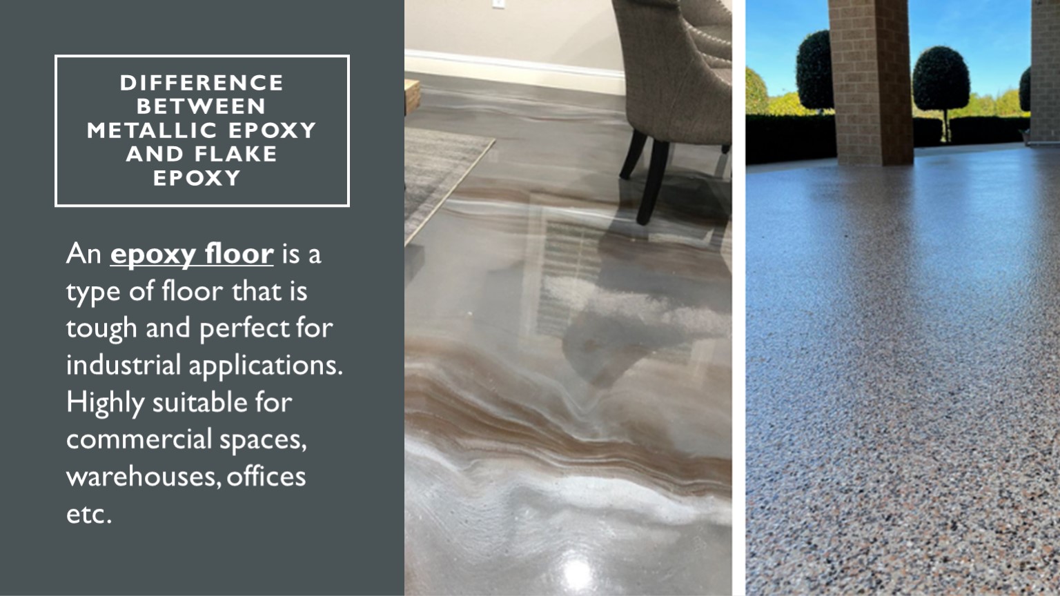PPT Difference Between Metallic Epoxy and Flake Epoxy PowerPoint presentation free to