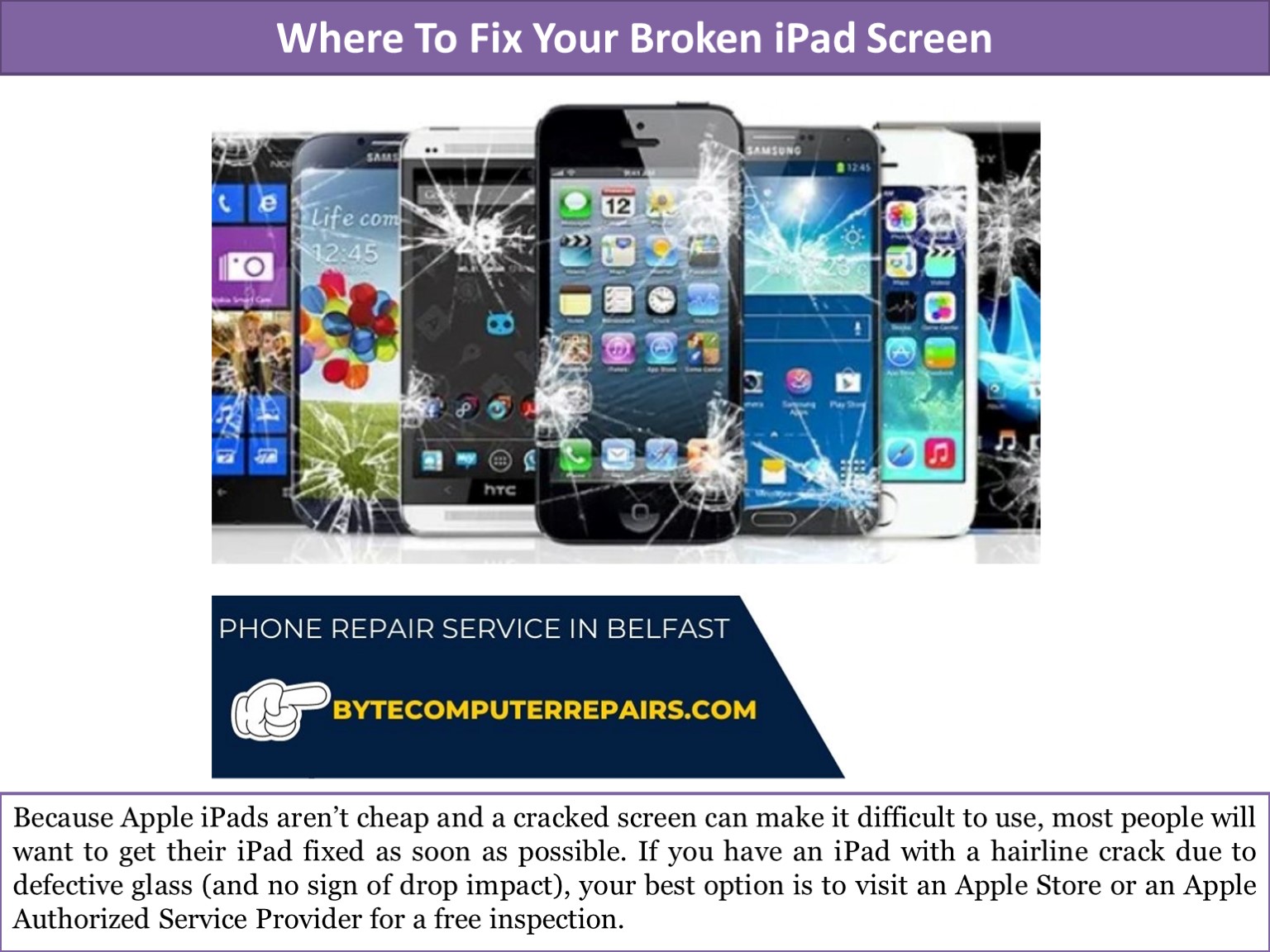 Where To Fix Your Broken iPad Screen