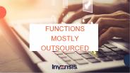 Functions mostly outsourced