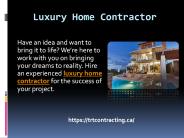 Luxury Home Contractor