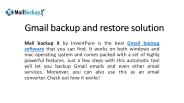 Mail Backup X Gmail Backup Software