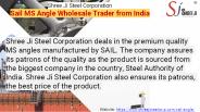 Sail MS Angle Wholesale Trader from India