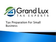 Tax Preparation For Small Business