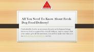 Fresh Dog Food Delivery Online | Tukkamate