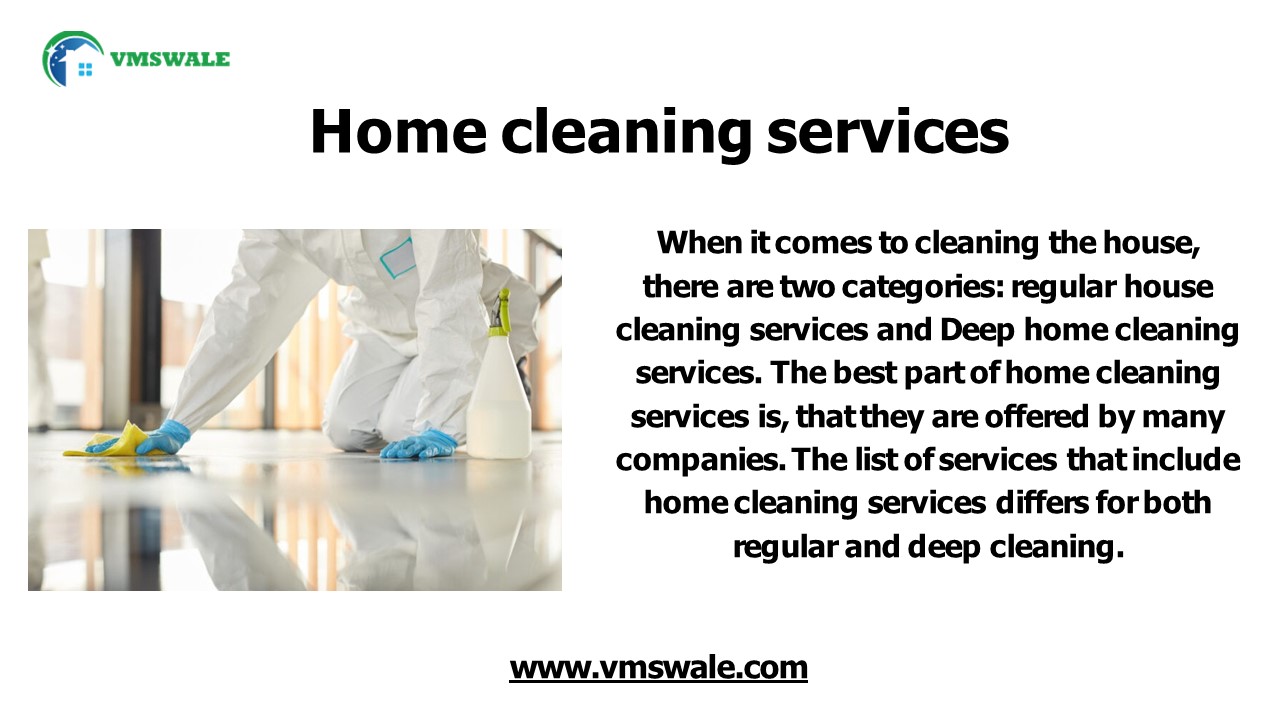 Home cleaning services