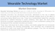 Wearable Technology Market
