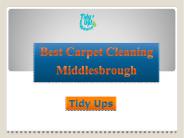 Best Carpet Cleaning Middlesbrough