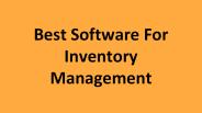 Best Software For Inventory Management
