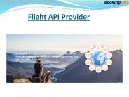 Flight API Provider PowerPoint PPT Presentation